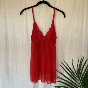 Red Lace Teddy